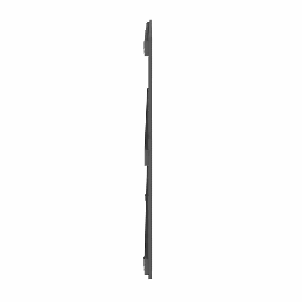 vidaXL Wand-Kopfteil Grau 204x3x90 cm Massivholz Kiefer