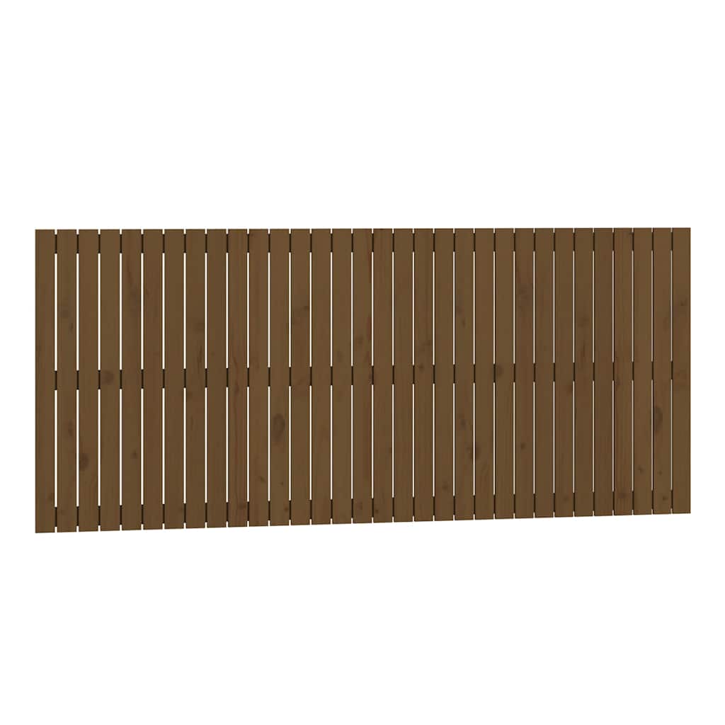 vidaXL Wand-Kopfteil Honigbraun 204x3x90 cm Massivholz Kiefer