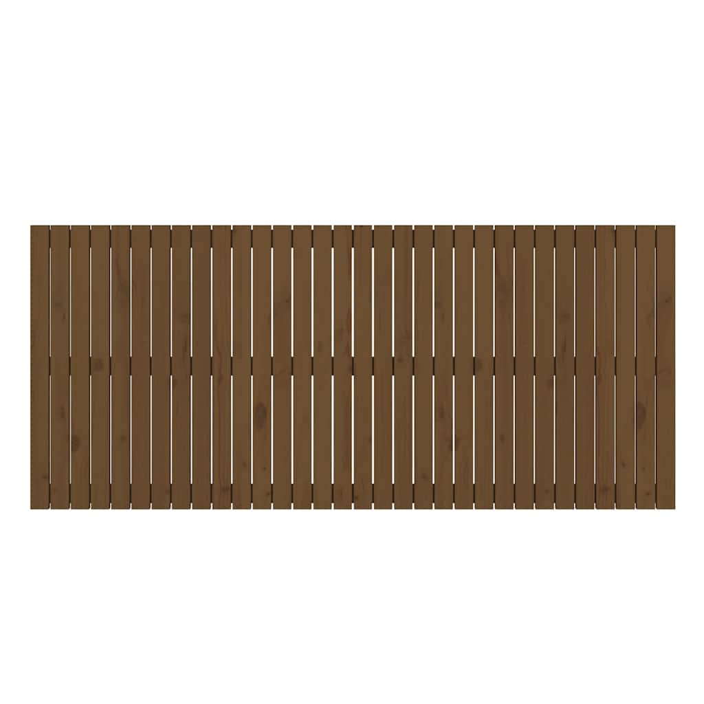 vidaXL Wand-Kopfteil Honigbraun 204x3x90 cm Massivholz Kiefer