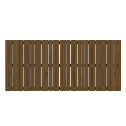 vidaXL Wand-Kopfteil Honigbraun 204x3x90 cm Massivholz Kiefer