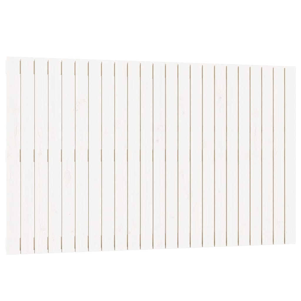 vidaXL Wand-Kopfteil Weiß 147x3x90 cm Massivholz Kiefer