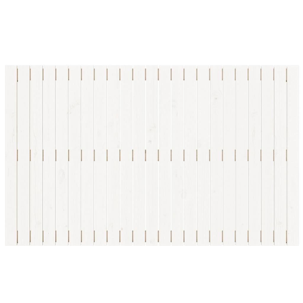 vidaXL Wand-Kopfteil Weiß 147x3x90 cm Massivholz Kiefer