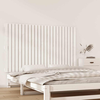 vidaXL Wand-Kopfteil Weiß 147x3x90 cm Massivholz Kiefer