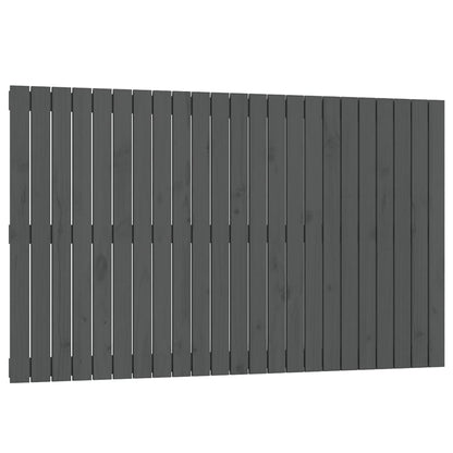 vidaXL Wand-Kopfteil Grau 147x3x90 cm Massivholz Kiefer