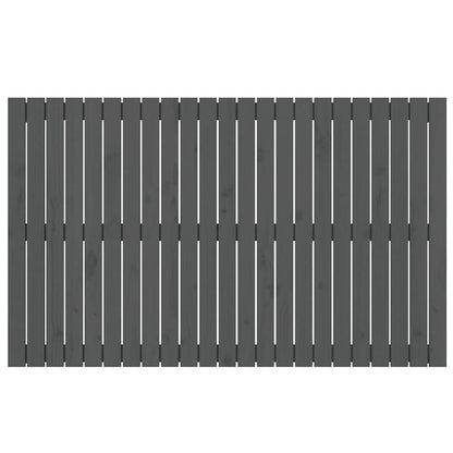 vidaXL Wand-Kopfteil Grau 147x3x90 cm Massivholz Kiefer