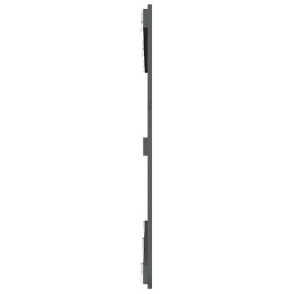 vidaXL Wand-Kopfteil Grau 147x3x90 cm Massivholz Kiefer