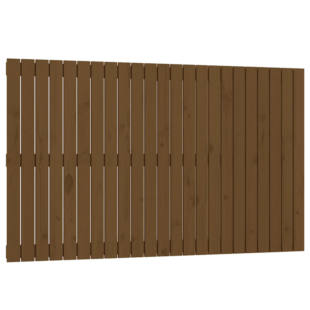 vidaXL Wand-Kopfteil Honigbraun 147x3x90 cm Massivholz Kiefer