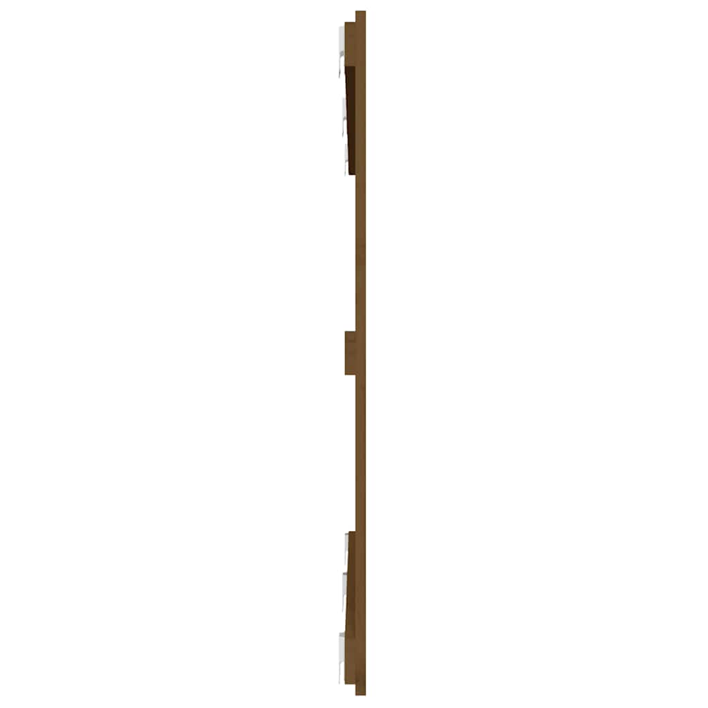 vidaXL Wand-Kopfteil Honigbraun 147x3x90 cm Massivholz Kiefer