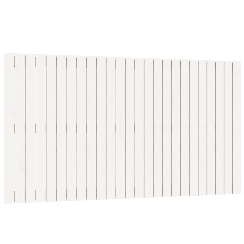 vidaXL Wand-Kopfteil Weiß 159,5x3x90 cm Massivholz Kiefer