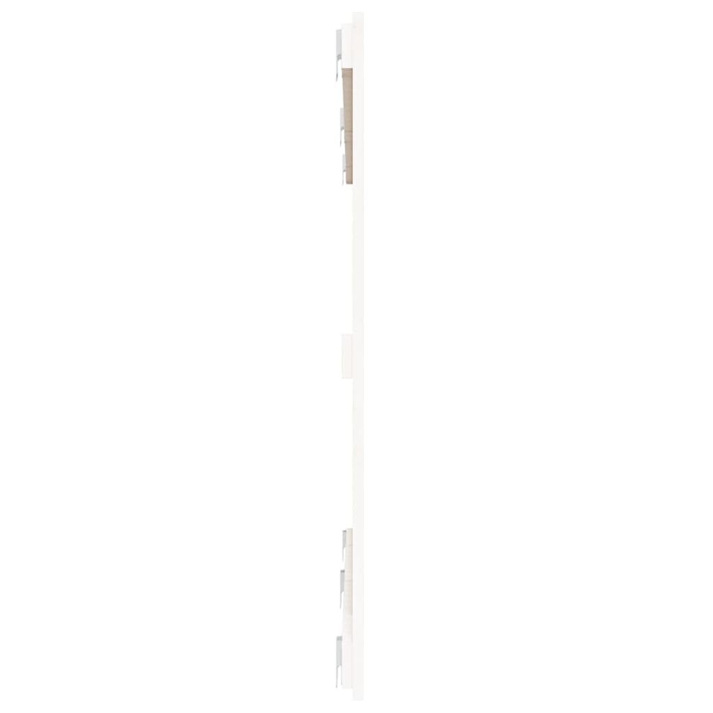 vidaXL Wand-Kopfteil Weiß 159,5x3x90 cm Massivholz Kiefer