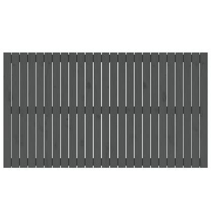 vidaXL Wand-Kopfteil Grau 159,5x3x90 cm Massivholz Kiefer