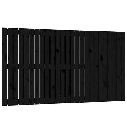 vidaXL Wand-Kopfteil Schwarz 159,5x3x90 cm Massivholz Kiefer