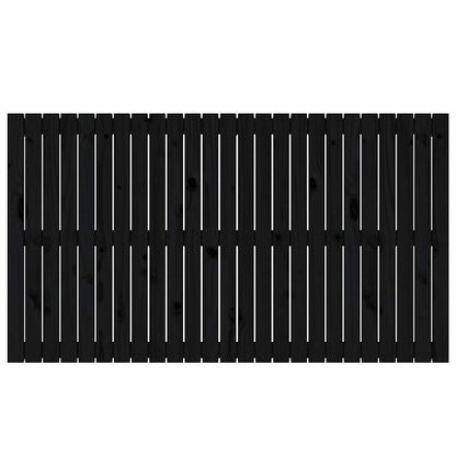 vidaXL Wand-Kopfteil Schwarz 159,5x3x90 cm Massivholz Kiefer