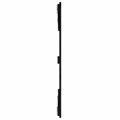 vidaXL Wand-Kopfteil Schwarz 159,5x3x90 cm Massivholz Kiefer