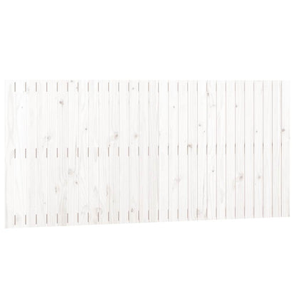 vidaXL Wand-Kopfteil Weiß 185x3x90 cm Massivholz Kiefer