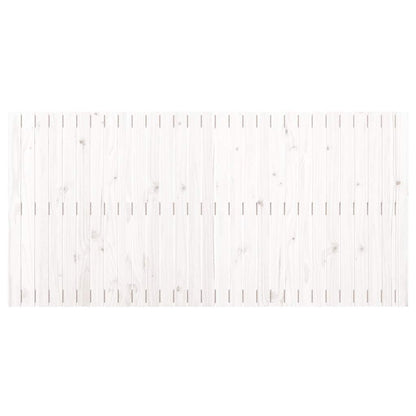vidaXL Wand-Kopfteil Weiß 185x3x90 cm Massivholz Kiefer