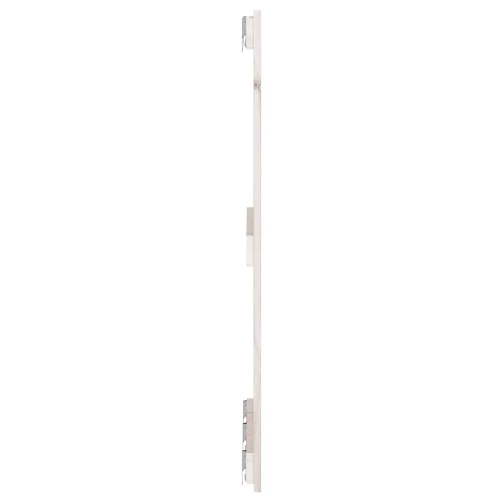 vidaXL Wand-Kopfteil Weiß 185x3x90 cm Massivholz Kiefer