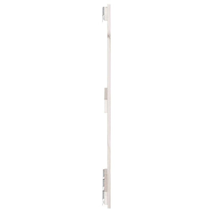 vidaXL Wand-Kopfteil Weiß 185x3x90 cm Massivholz Kiefer