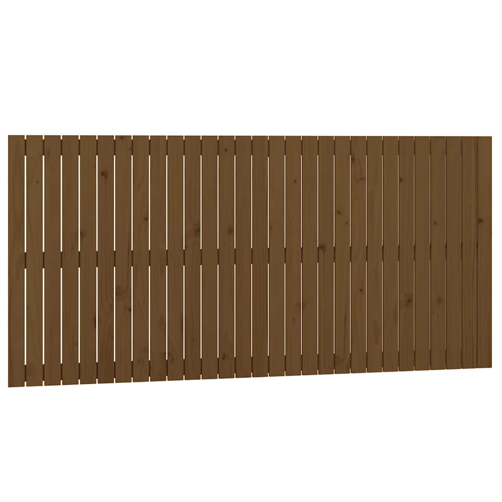 vidaXL Wand-Kopfteil Honigbraun 185x3x90 cm Massivholz Kiefer