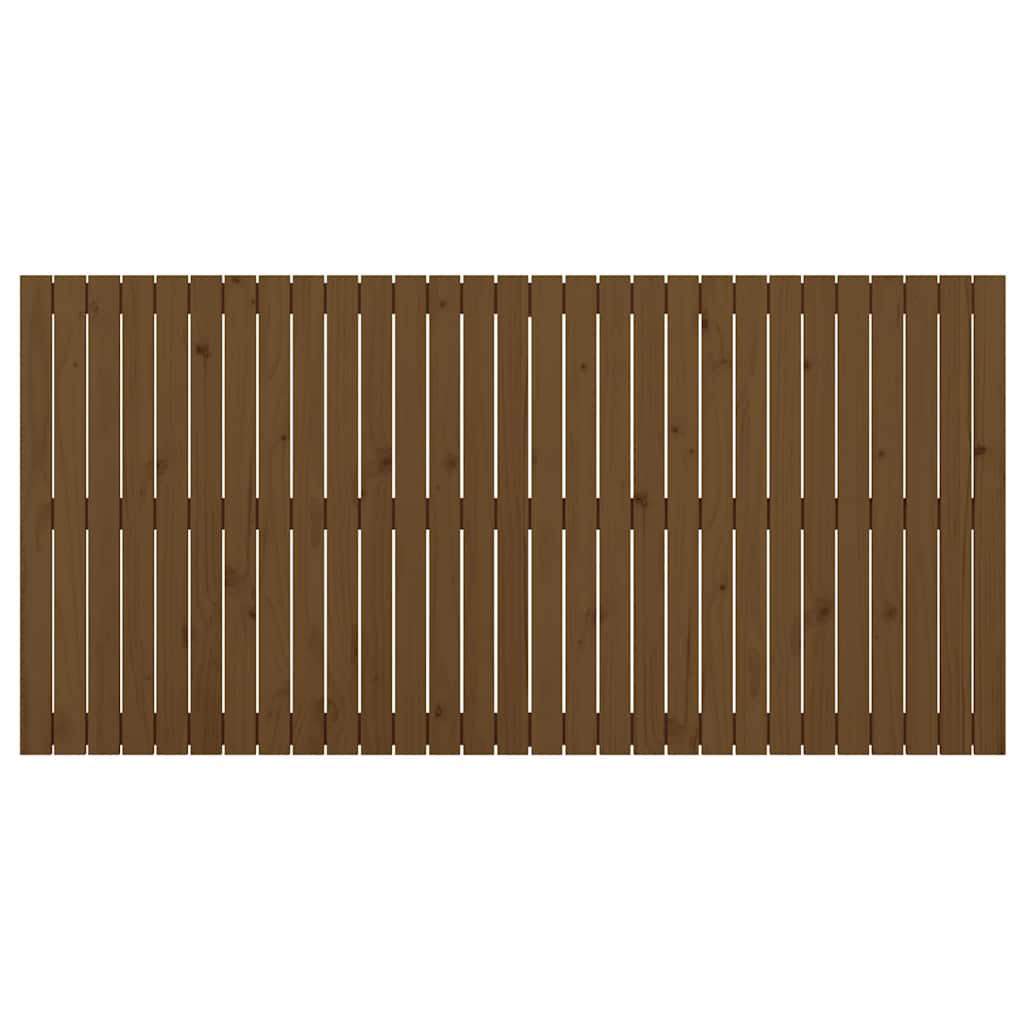 vidaXL Wand-Kopfteil Honigbraun 185x3x90 cm Massivholz Kiefer