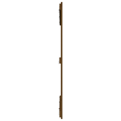 vidaXL Wand-Kopfteil Honigbraun 127,5x3x110 cm Massivholz Kiefer