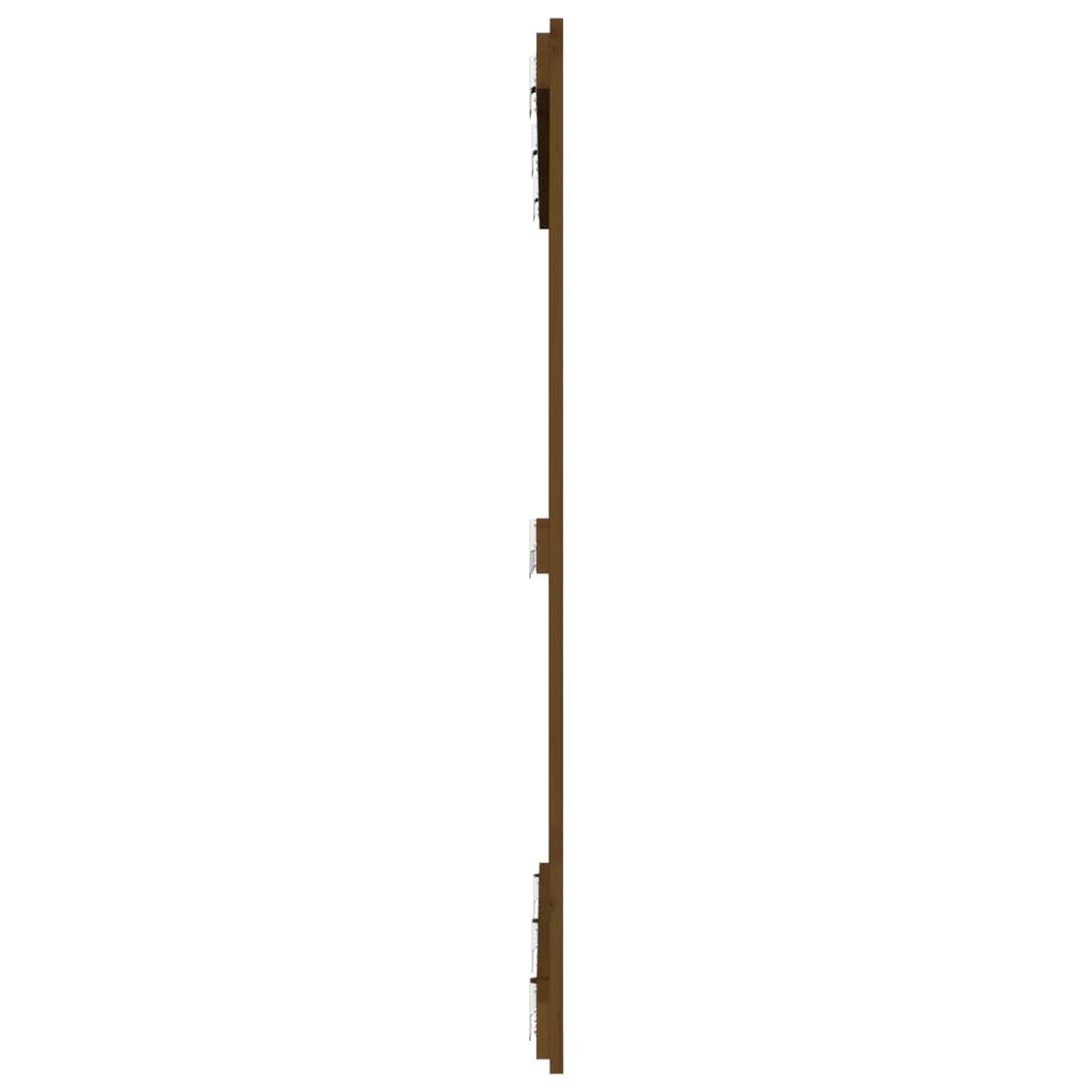 vidaXL Wand-Kopfteil Honigbraun 127,5x3x110 cm Massivholz Kiefer