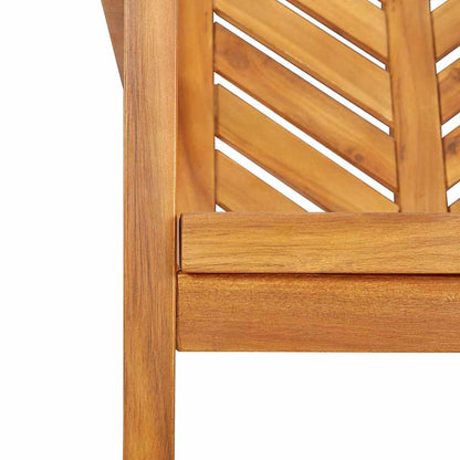 vidaXL Garten Essgruppe 3 pcs Braun Massivholz Akazie