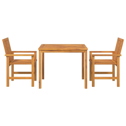 vidaXL Garten Essgruppe 3 pcs Braun Massivholz Akazie