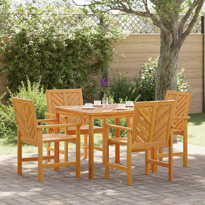 vidaXL Garten Essgruppe 5 pcs Braun Massivholz Akazie