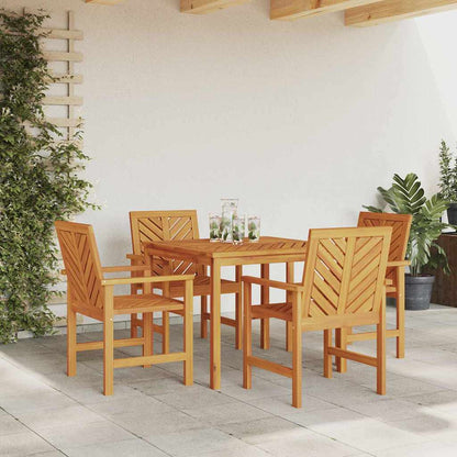 vidaXL Garten Essgruppe 5 pcs Braun Massivholz Akazie