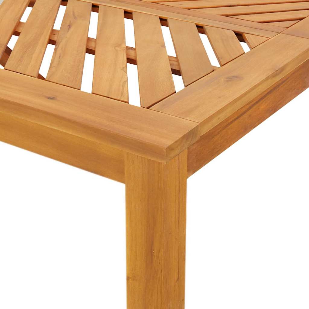 vidaXL Garten Essgruppe 7 pcs Braun Massivholz Akazie