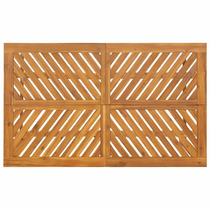 vidaXL Garten Essgruppe 4 pcs Braun Massivholz Akazie