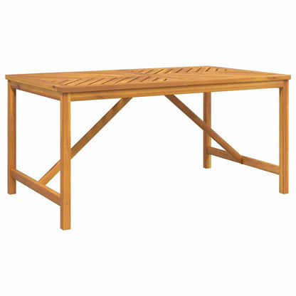 vidaXL Garten Essgruppe 6 pcs Braun Massivholz Akazie