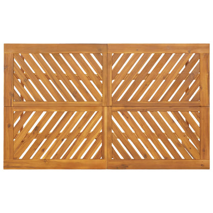 vidaXL Garten Essgruppe 4 pcs Braun Massivholz Akazie