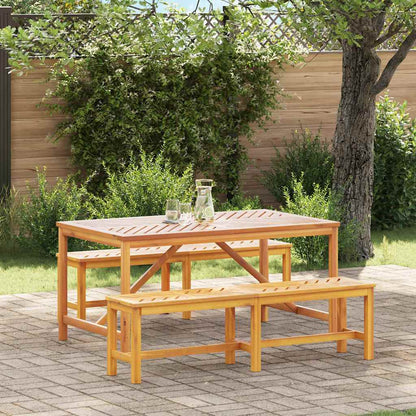 vidaXL Garten Essgruppe 3 pcs Braun Massivholz Akazie