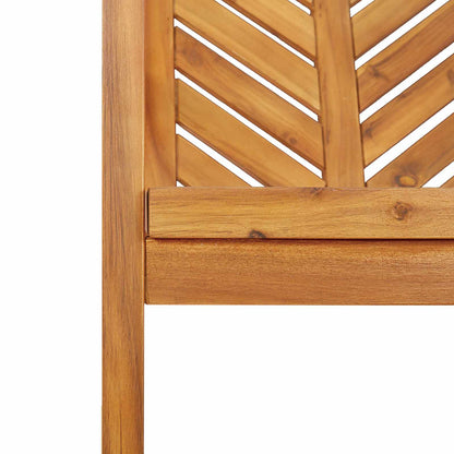vidaXL Garten Essgruppe 7 pcs Braun Massivholz Akazie