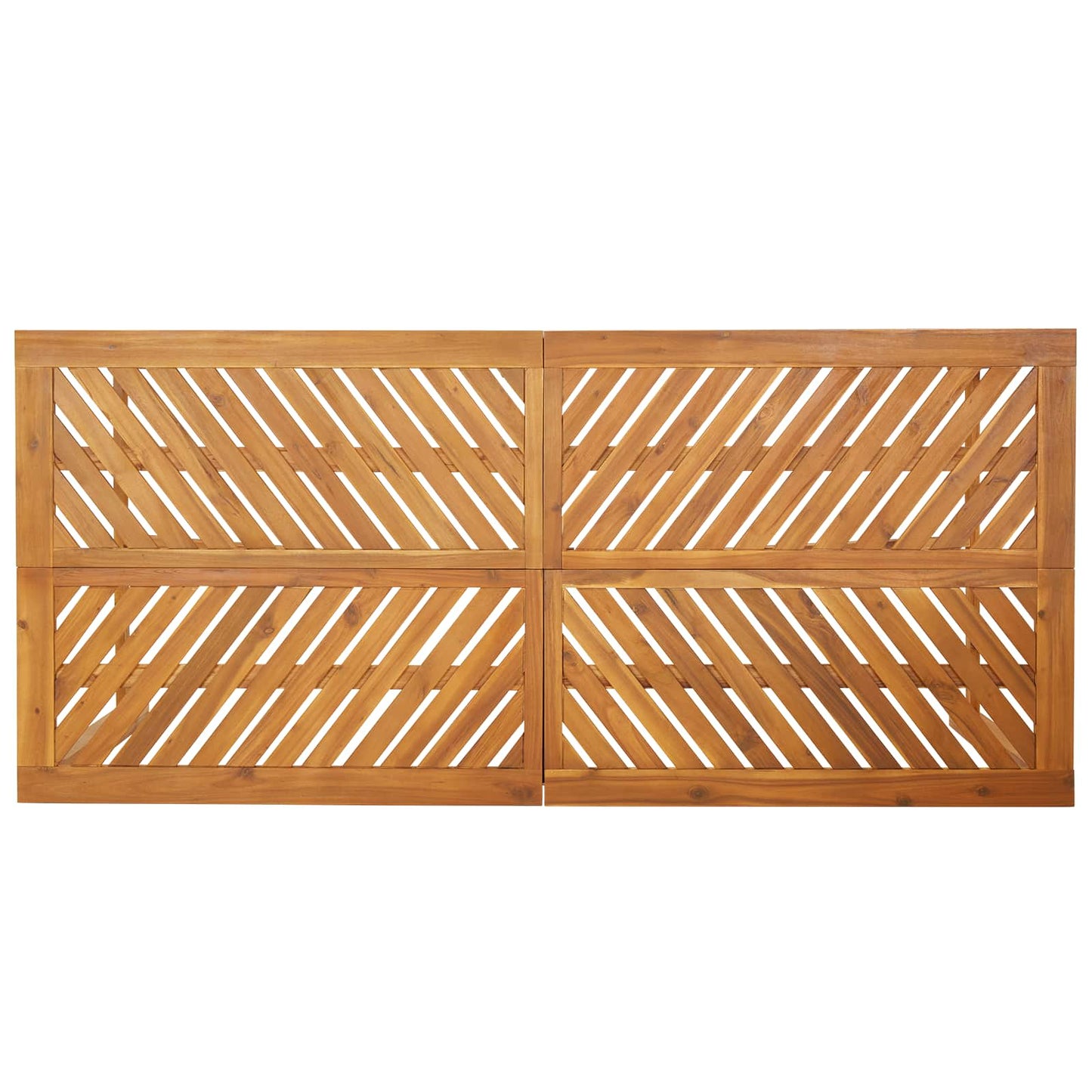 vidaXL Garten Essgruppe 7 pcs Braun Massivholz Akazie