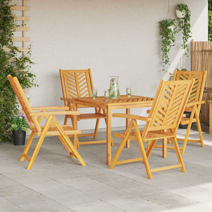 vidaXL Garten Essgruppe 5 pcs Braun Massivholz Akazie
