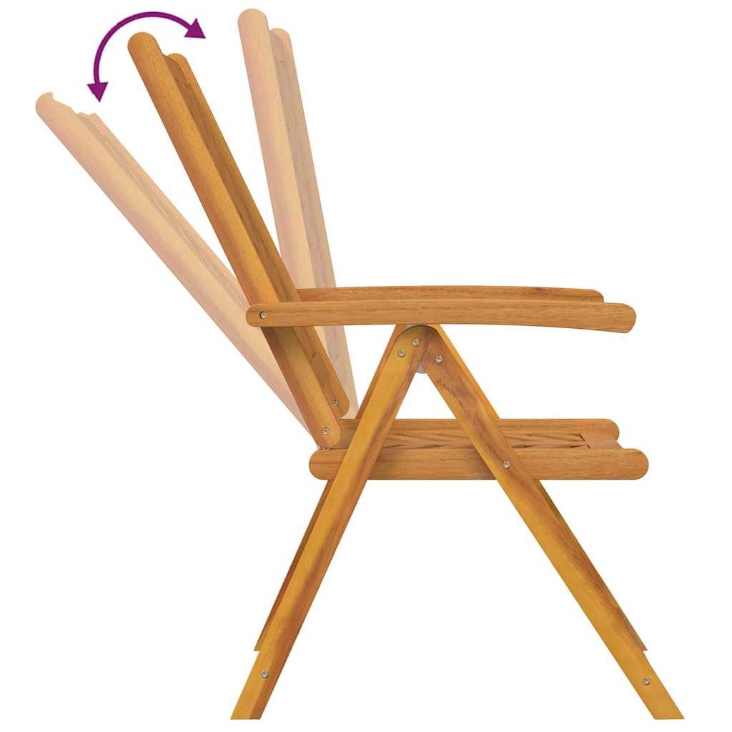 vidaXL Garten Essgruppe 5 pcs Braun Massivholz Akazie
