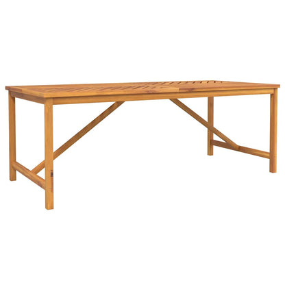 vidaXL Garten Essgruppe 9 pcs Braun Massivholz Akazie