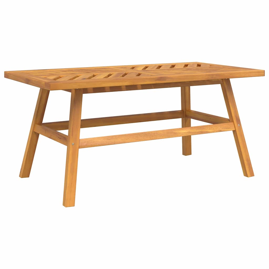 Garten-Lounge-Set 4 pcs Braun Massivholz Akazie