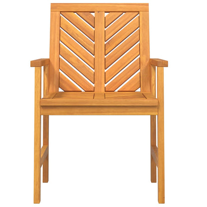 vidaXL Esszimmerstuhl 8 pcs Natur 62,5 x 59 x 89 cm Massivholz Akazie