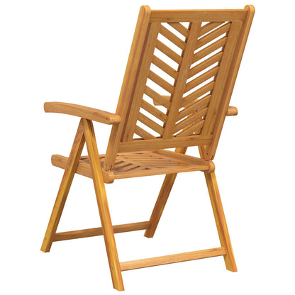 vidaXL Gartenstuhl 4 pcs Braun 57 x 72 x 109 cm Massivholz Akazie