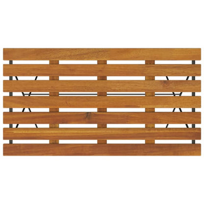 vidaXL Bistrotisch Klappbar 100x54x71 cm Massivholz Akazie und Stahl