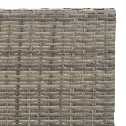 vidaXL Bistrotisch Klappbar Grau 55x54x71 cm Poly Rattan