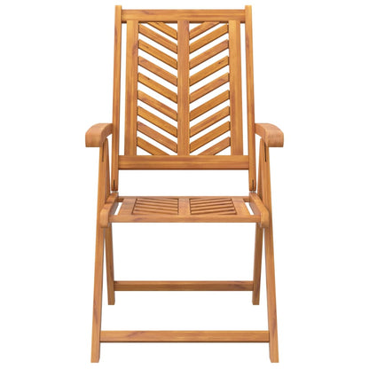 vidaXL Chaises de jardin réglables 2 pcs. Bois d'acacia massif