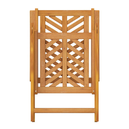 vidaXL Chaises de jardin réglables 2 pcs. Bois d'acacia massif