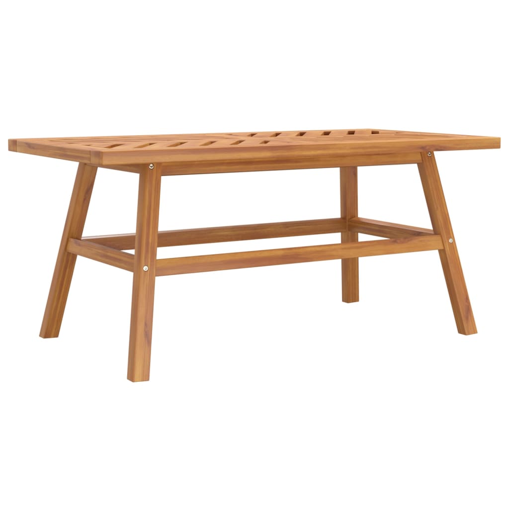 vidaXL Couchtisch 100x50x45 cm Massivholz Akazie