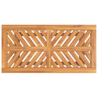 vidaXL Couchtisch 100x50x45 cm Massivholz Akazie