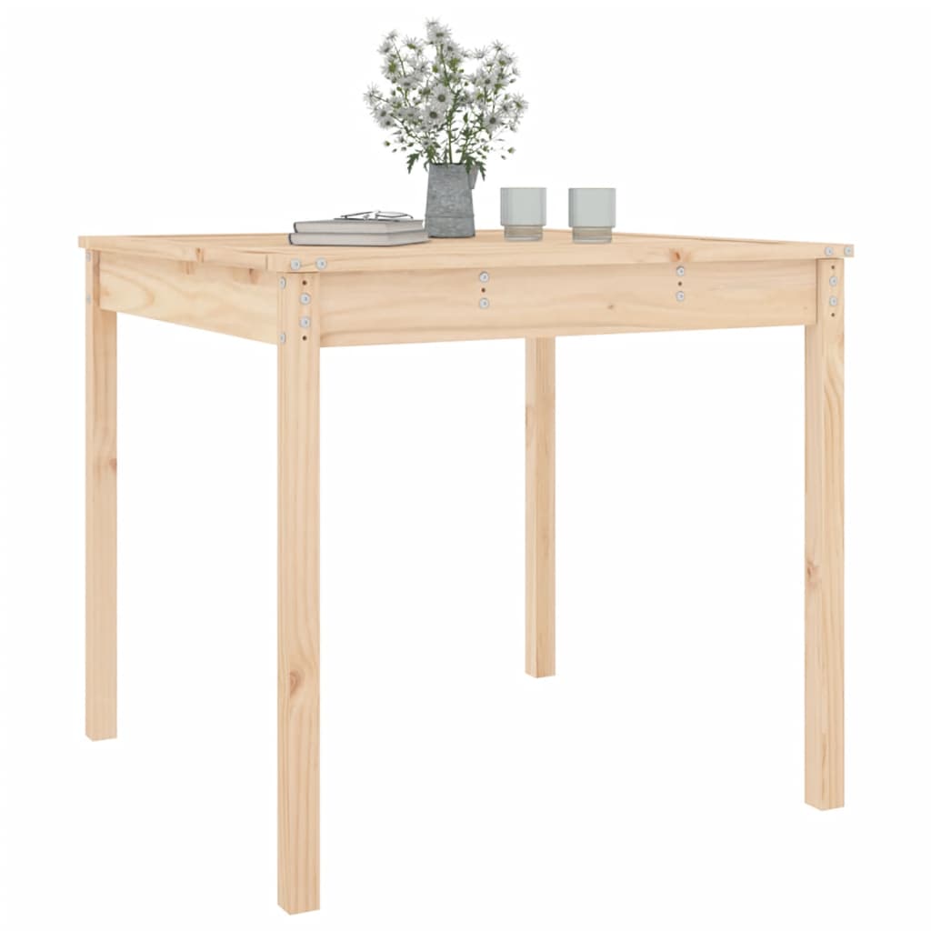 vidaXL Table de jardin 82,5x82,5x76 cm bois de pin massif
